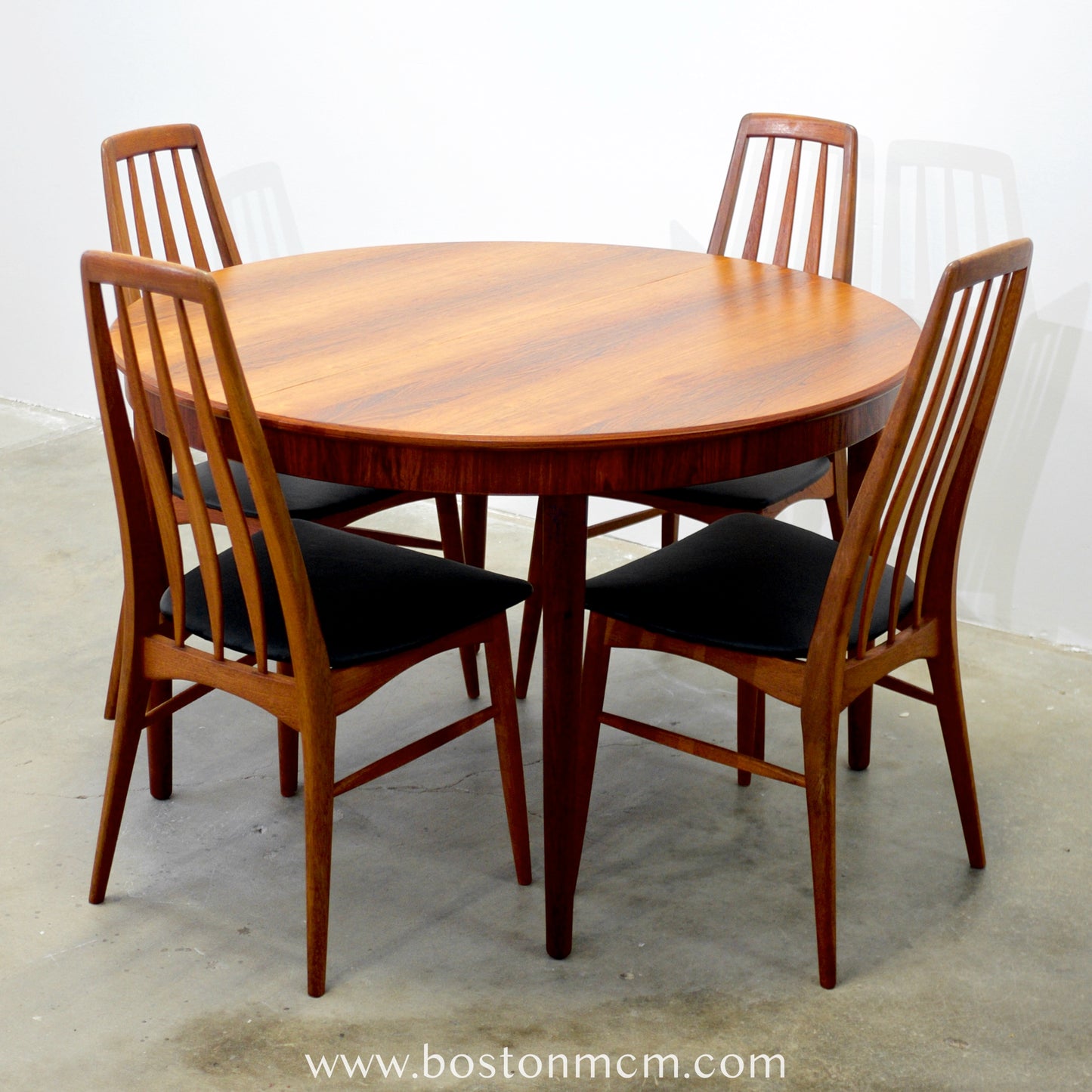 Danish Rosewood Round Dining Table - #A87