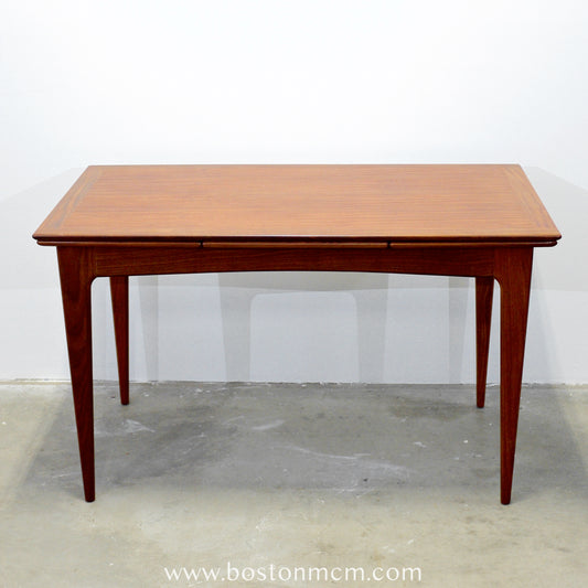 A. Younger Teak Draw-Leaf Dining Table