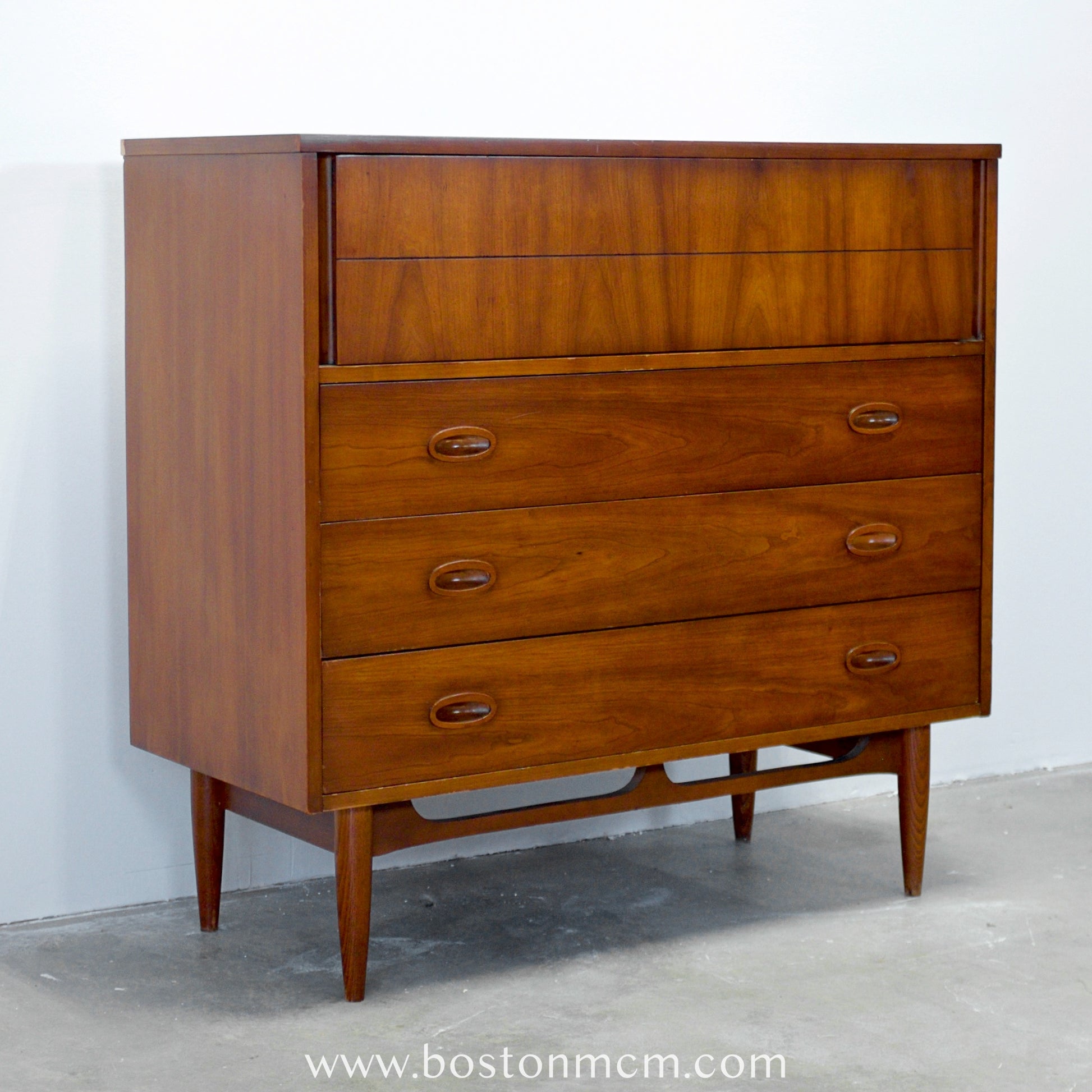 Mid Century Modern MCM Dixie Furniture "Mark LX" Cherry Dresser Boston Mid Century Modern Mid Century Modern MCM Dixie Furniture "Mark LX" Cherry Dresser Boston Mid Century Modern