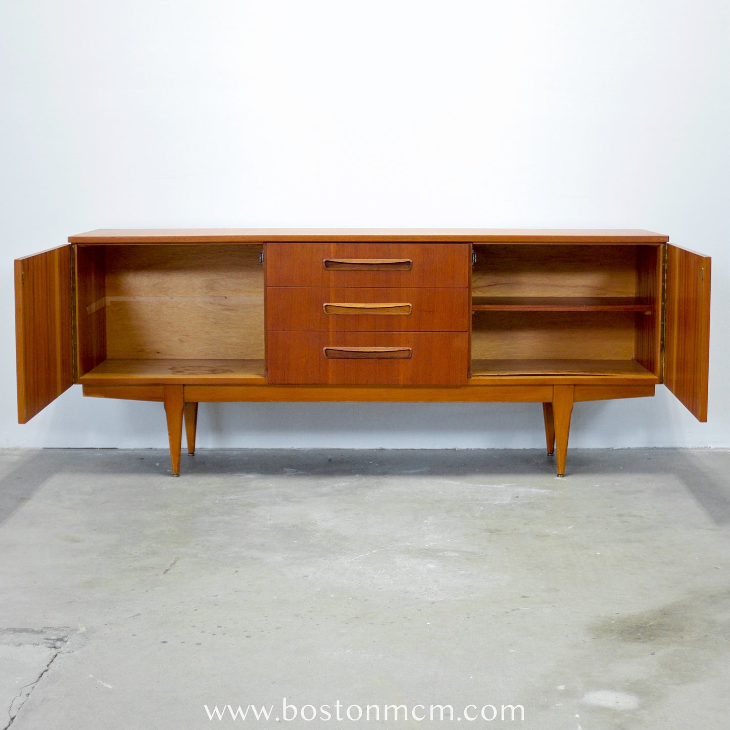 British Teak Credenza