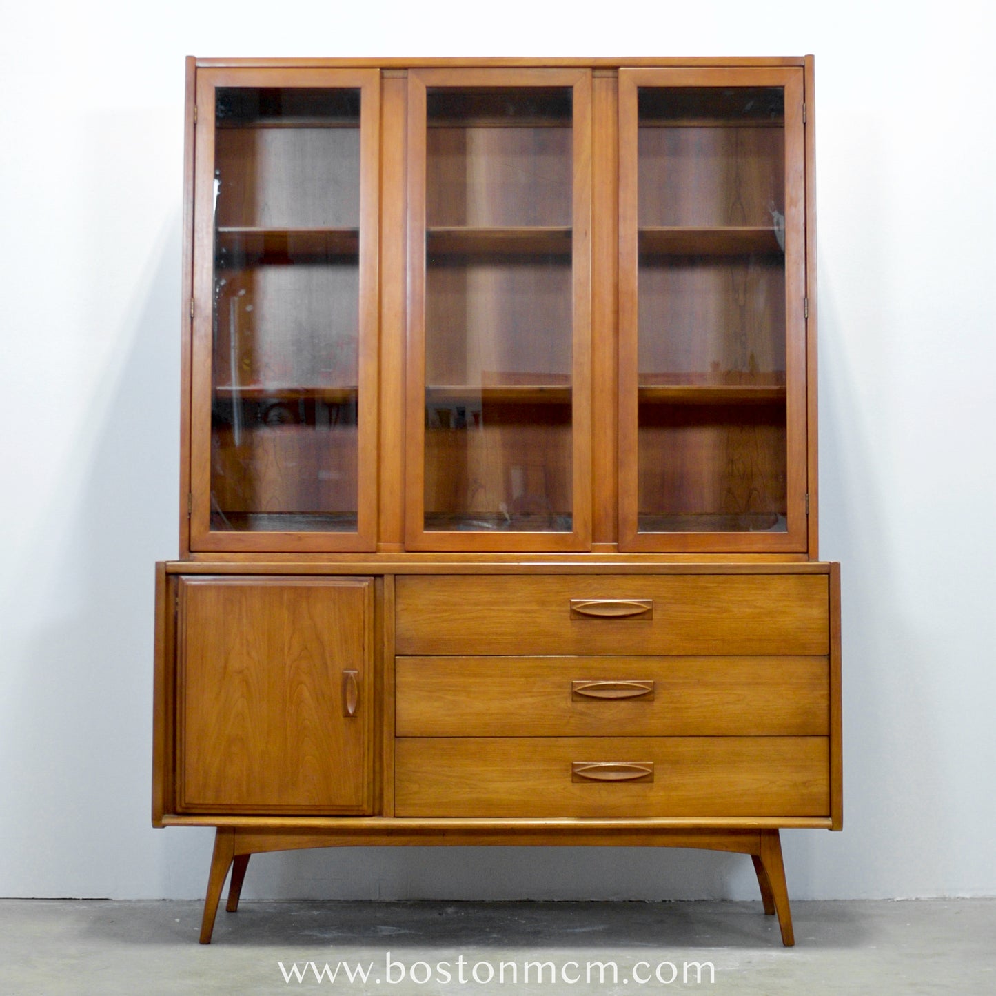 United Furniture "Intermood" Cherry Hutch / China Cabinet