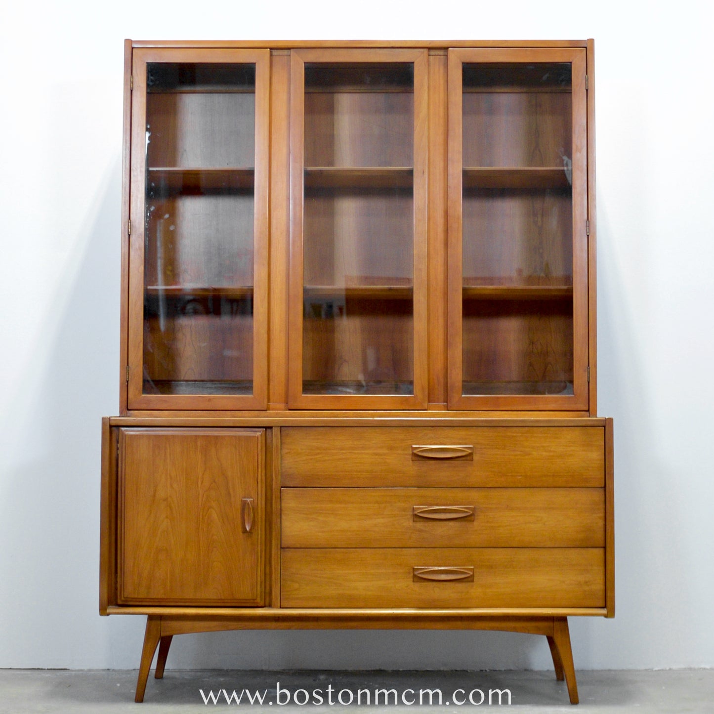 United Furniture "Intermood" Cherry Hutch / China Cabinet