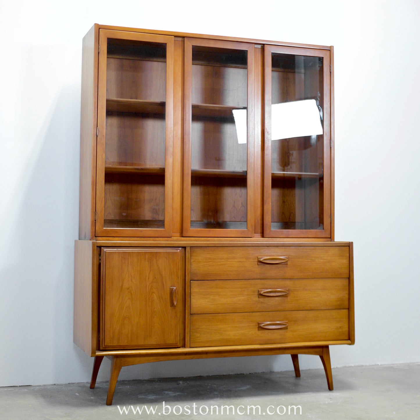 United Furniture "Intermood" Cherry Hutch / China Cabinet