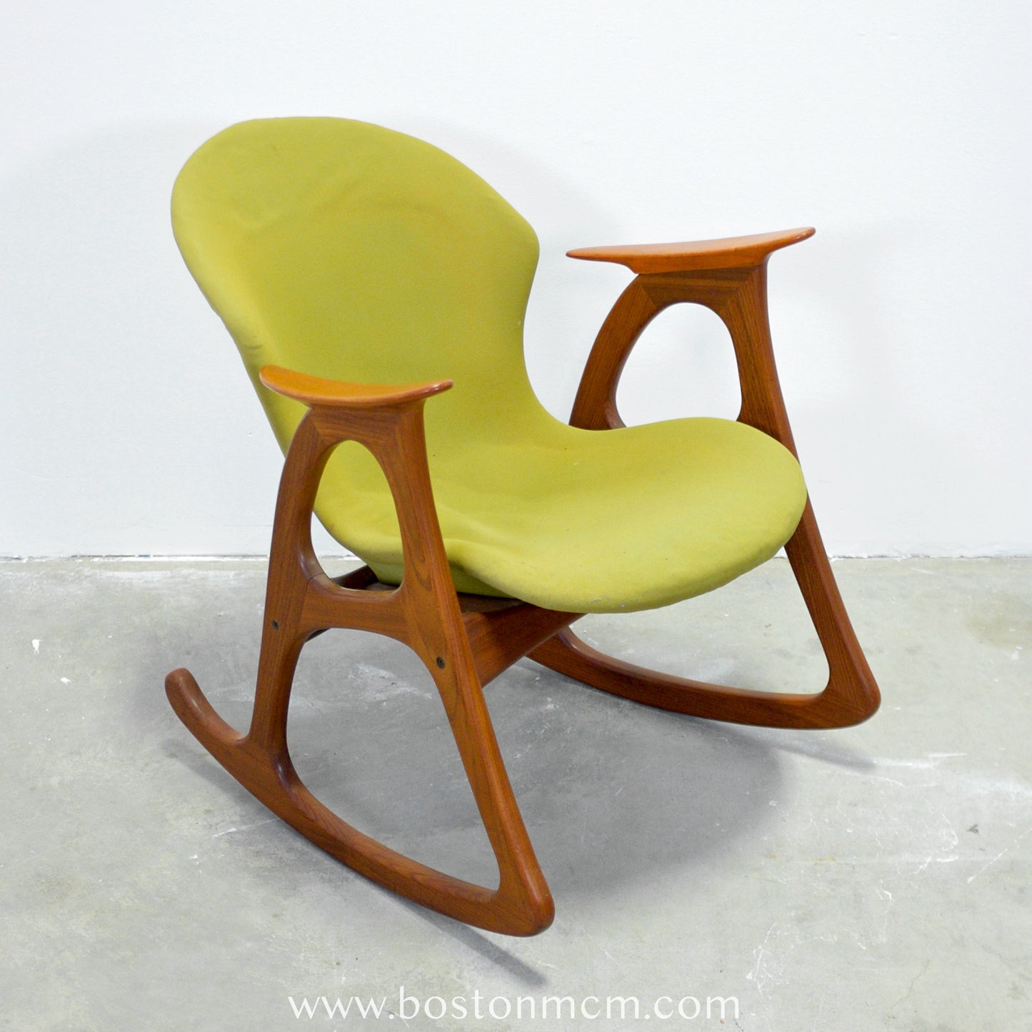 Erhardsen Andersen Rocking Chair Designed by Aage Christiansen