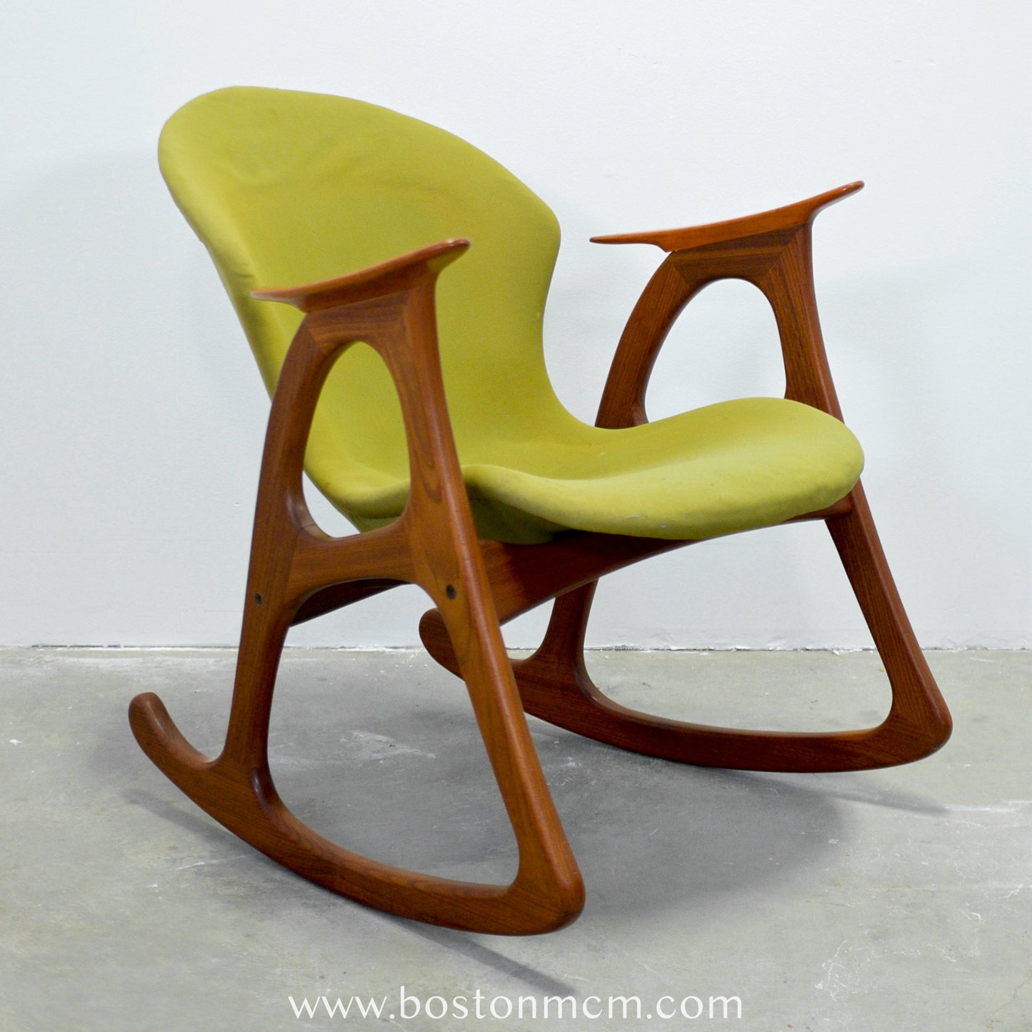 Erhardsen Andersen Rocking Chair Designed by Aage Christiansen