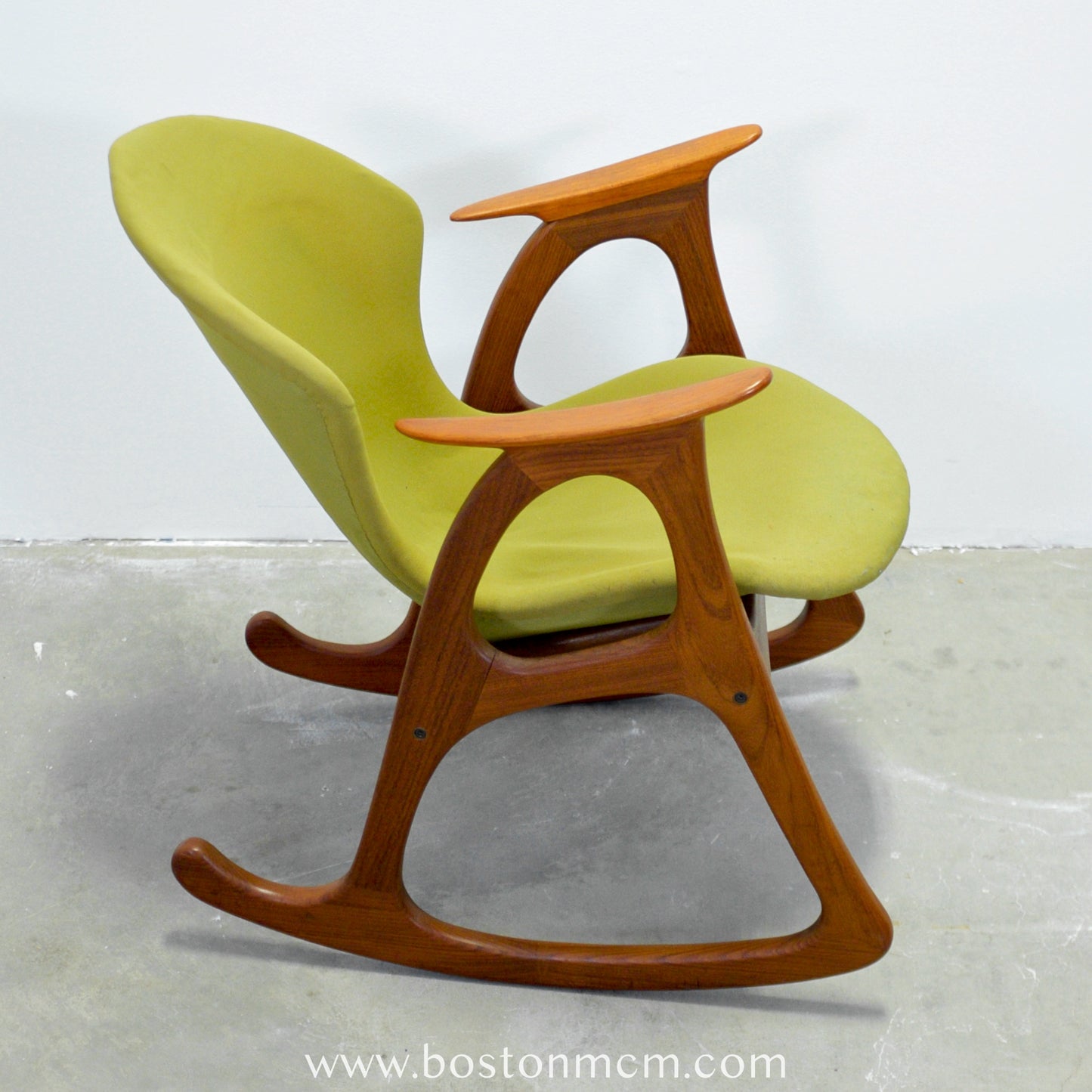 Erhardsen Andersen Rocking Chair Designed by Aage Christiansen