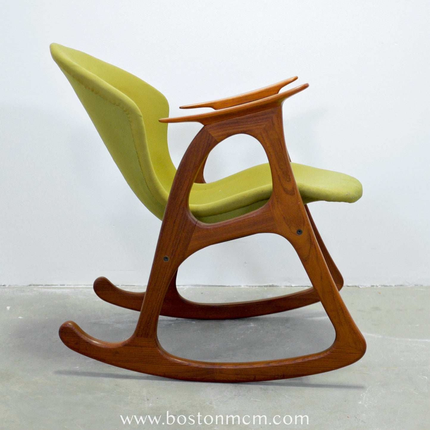 Erhardsen Andersen Rocking Chair Designed by Aage Christiansen