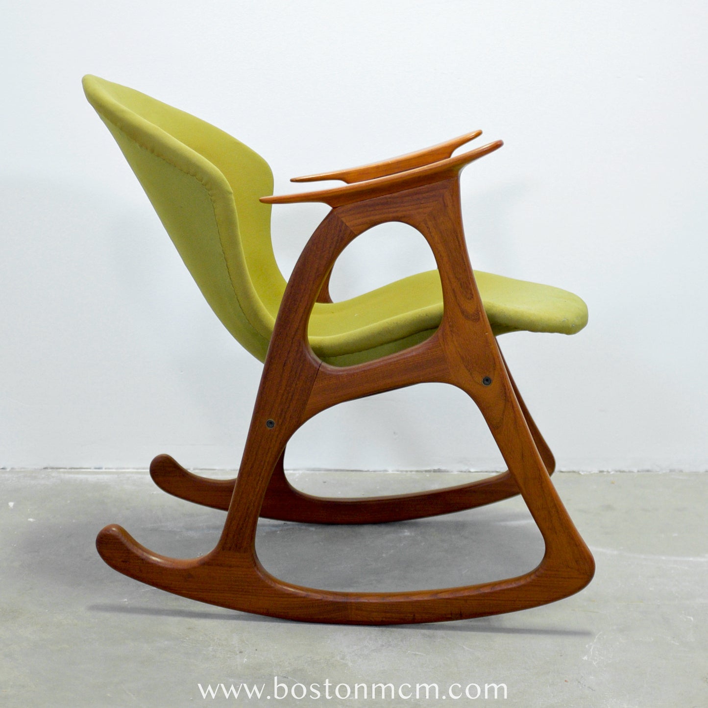 Erhardsen Andersen Rocking Chair Designed by Aage Christiansen