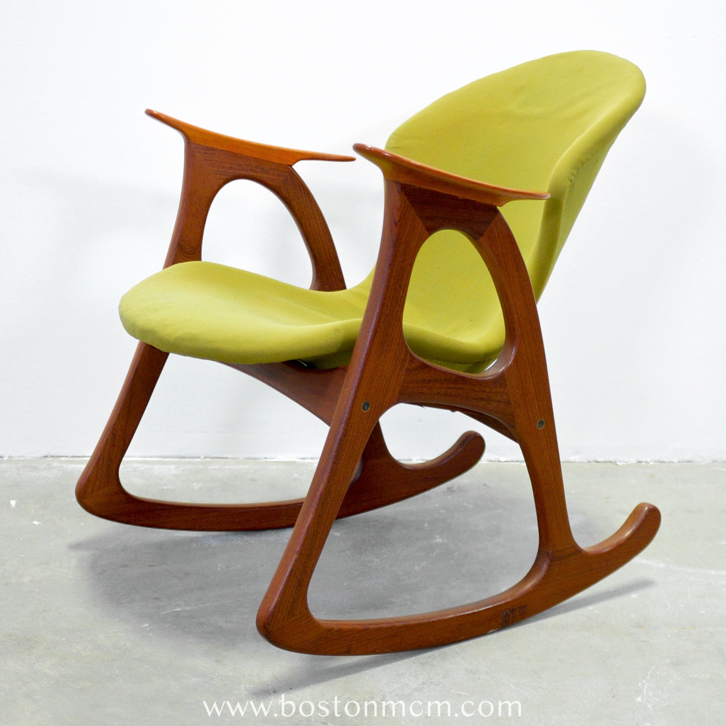 Erhardsen Andersen Rocking Chair Designed by Aage Christiansen