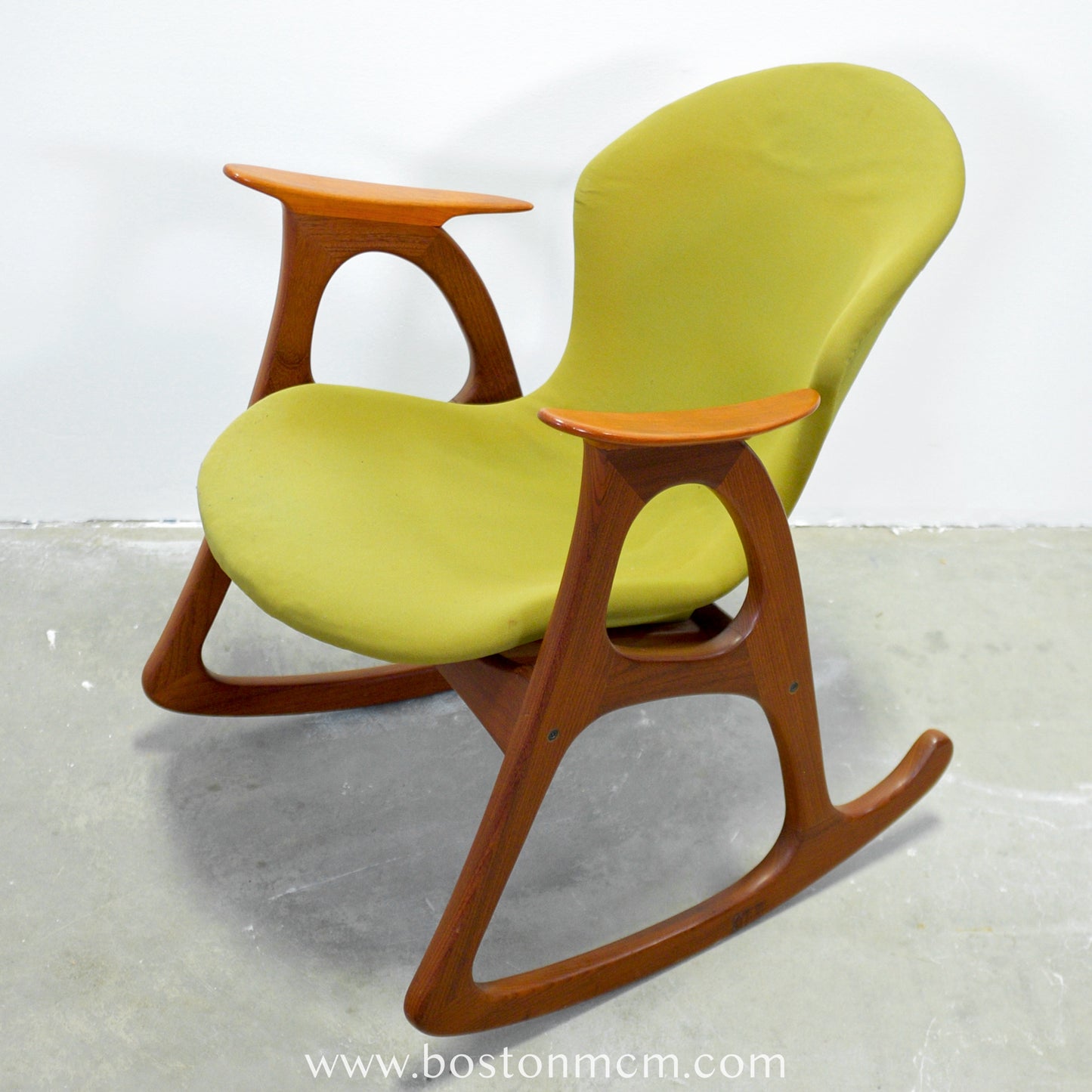 Erhardsen Andersen Rocking Chair Designed by Aage Christiansen