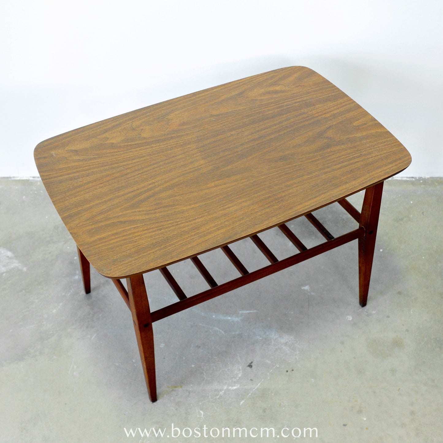 Lane Furniture "Accent II" Walnut & Laminate Side Table