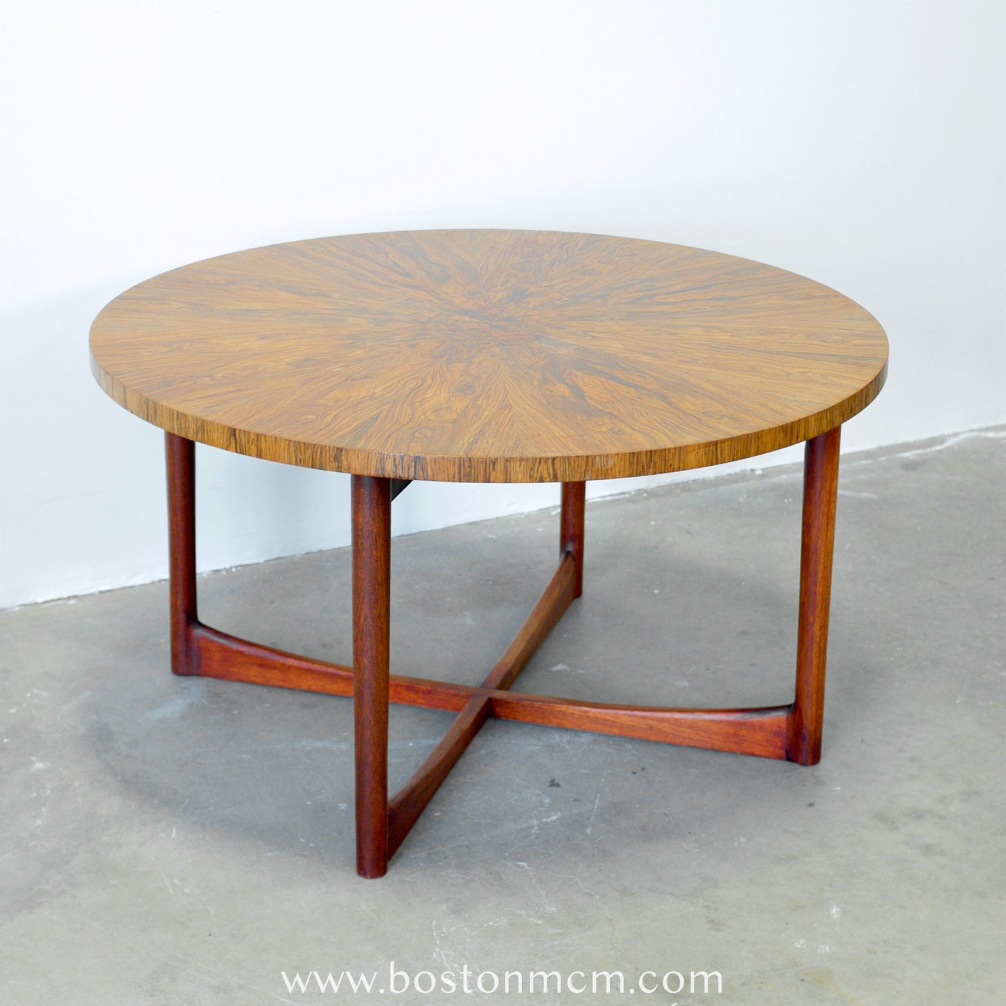 A.H. Mcintosh Rosewood Round Coffee Table