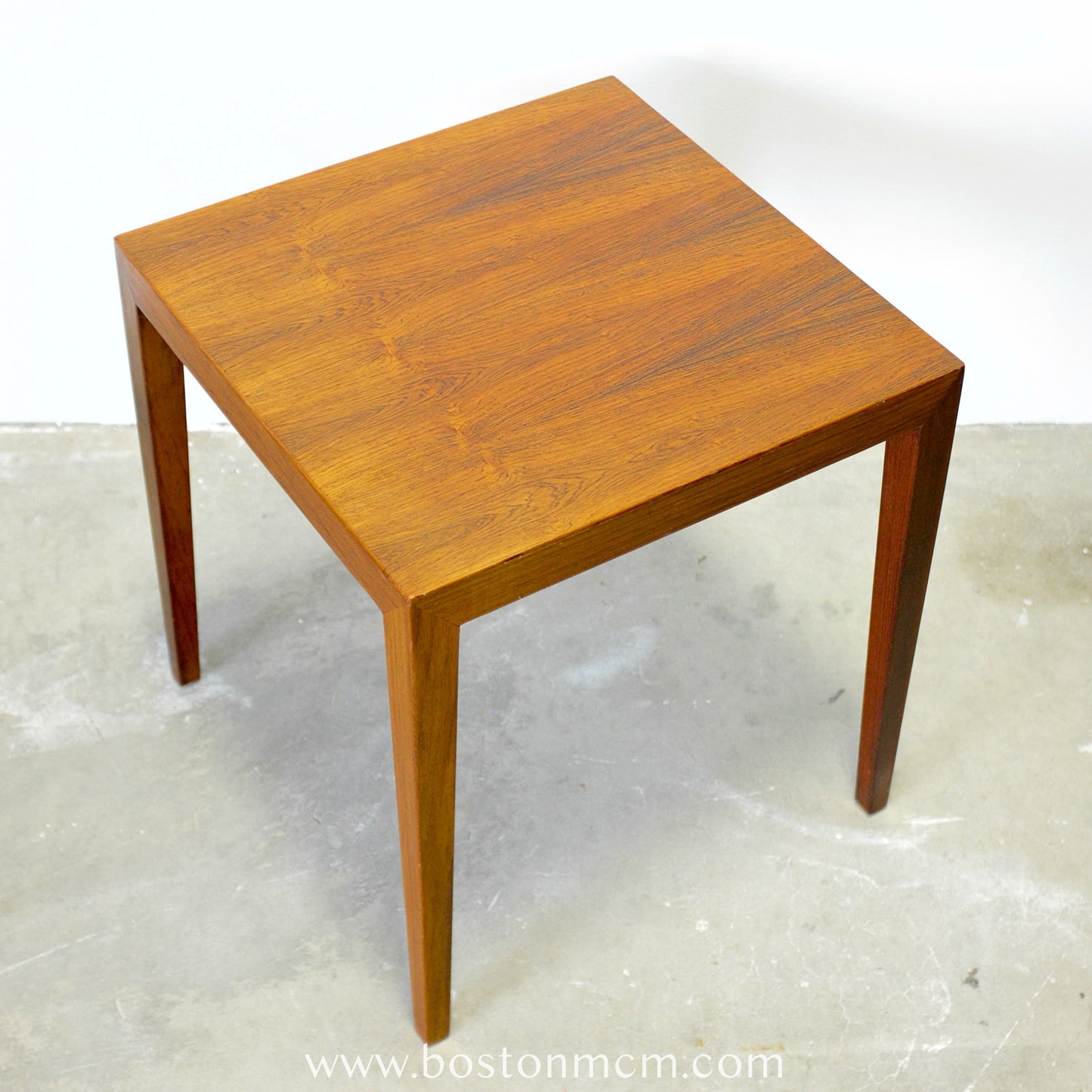 Severin Hansen Danish Rosewood Square Side Table