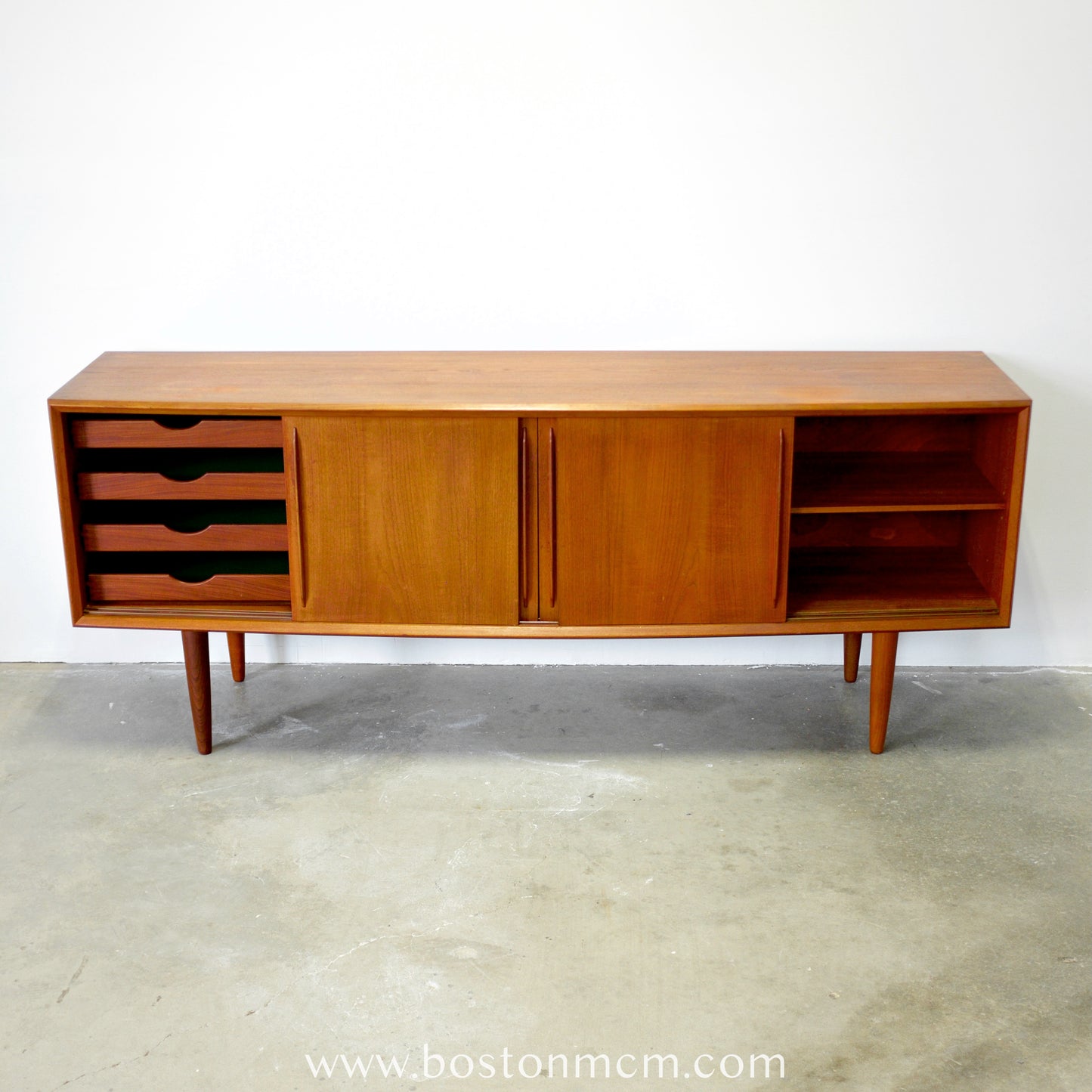 H.P. Hansen Mobelindustri Danish Teak Sideboard by Svend Aage Madsen