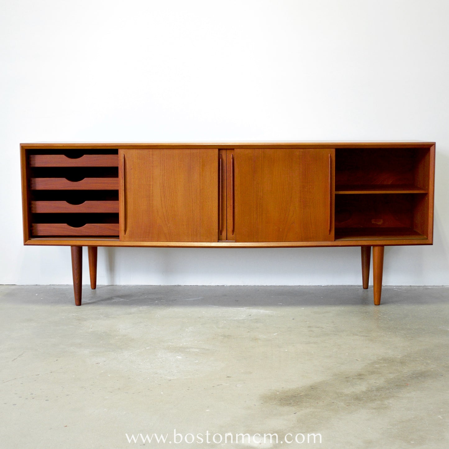 H.P. Hansen Mobelindustri Danish Teak Sideboard by Svend Aage Madsen