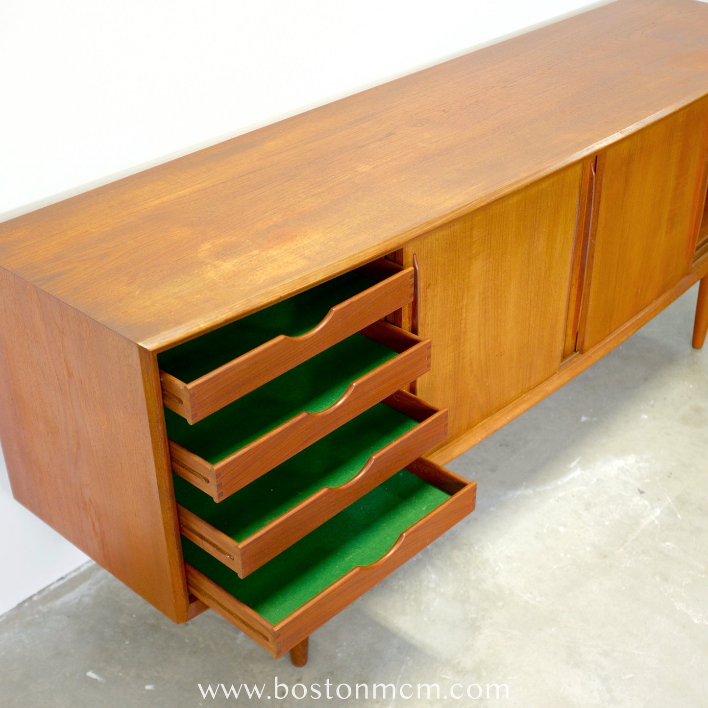 H.P. Hansen Mobelindustri Danish Teak Sideboard by Svend Aage Madsen