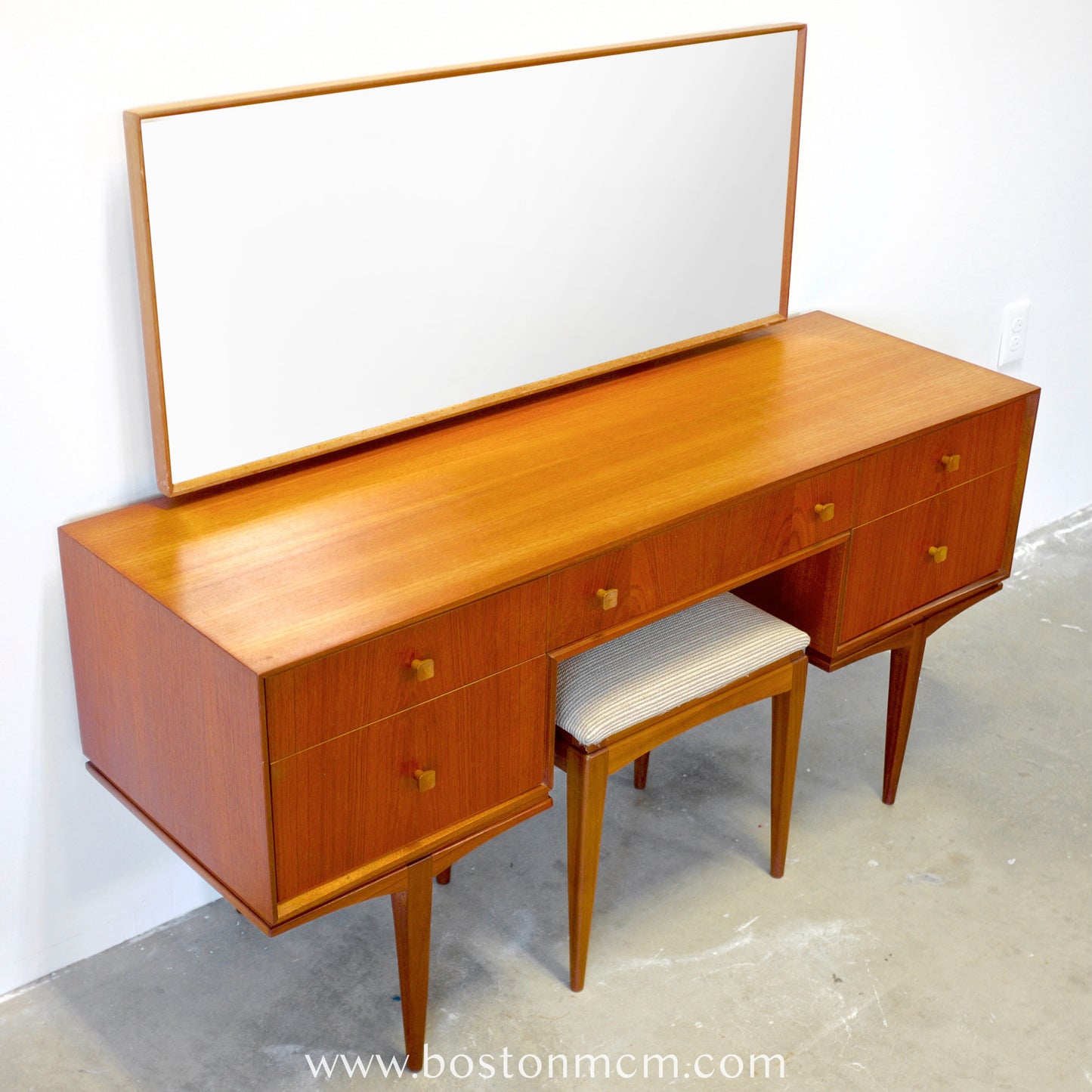 A.H. Mcintosh Vanity / Dressing Table / Desk & Matching Stool - #B9