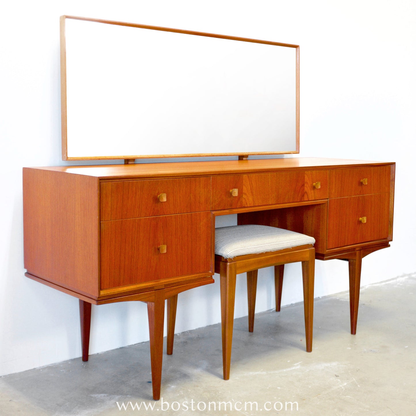 A.H. Mcintosh Vanity / Dressing Table / Desk & Matching Stool - #B9