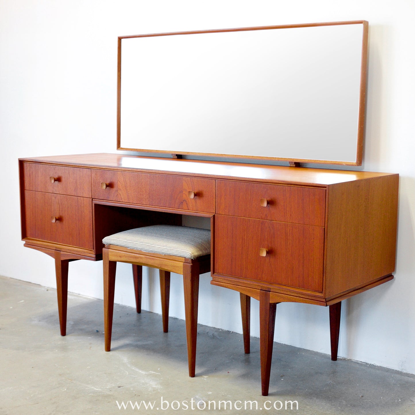 A.H. Mcintosh Vanity / Dressing Table / Desk & Matching Stool - #B9