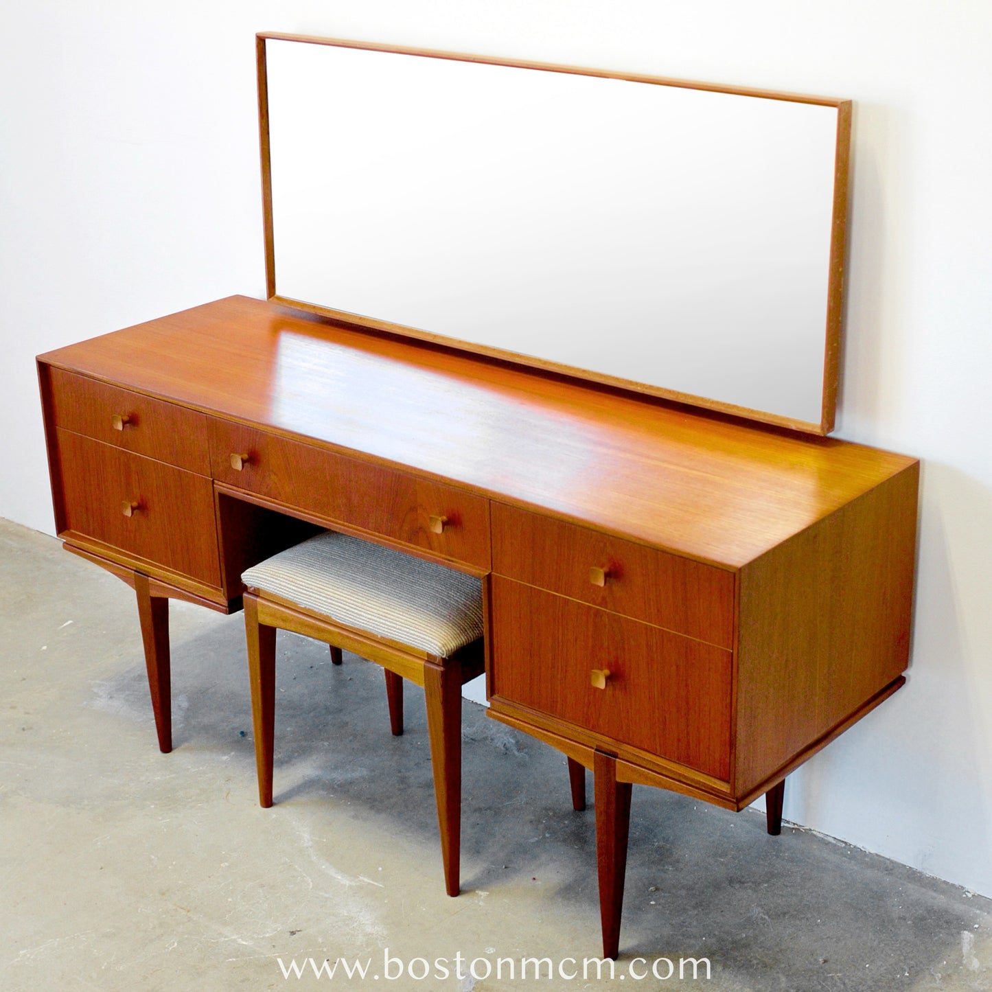 A.H. Mcintosh Vanity / Dressing Table / Desk & Matching Stool - #B9