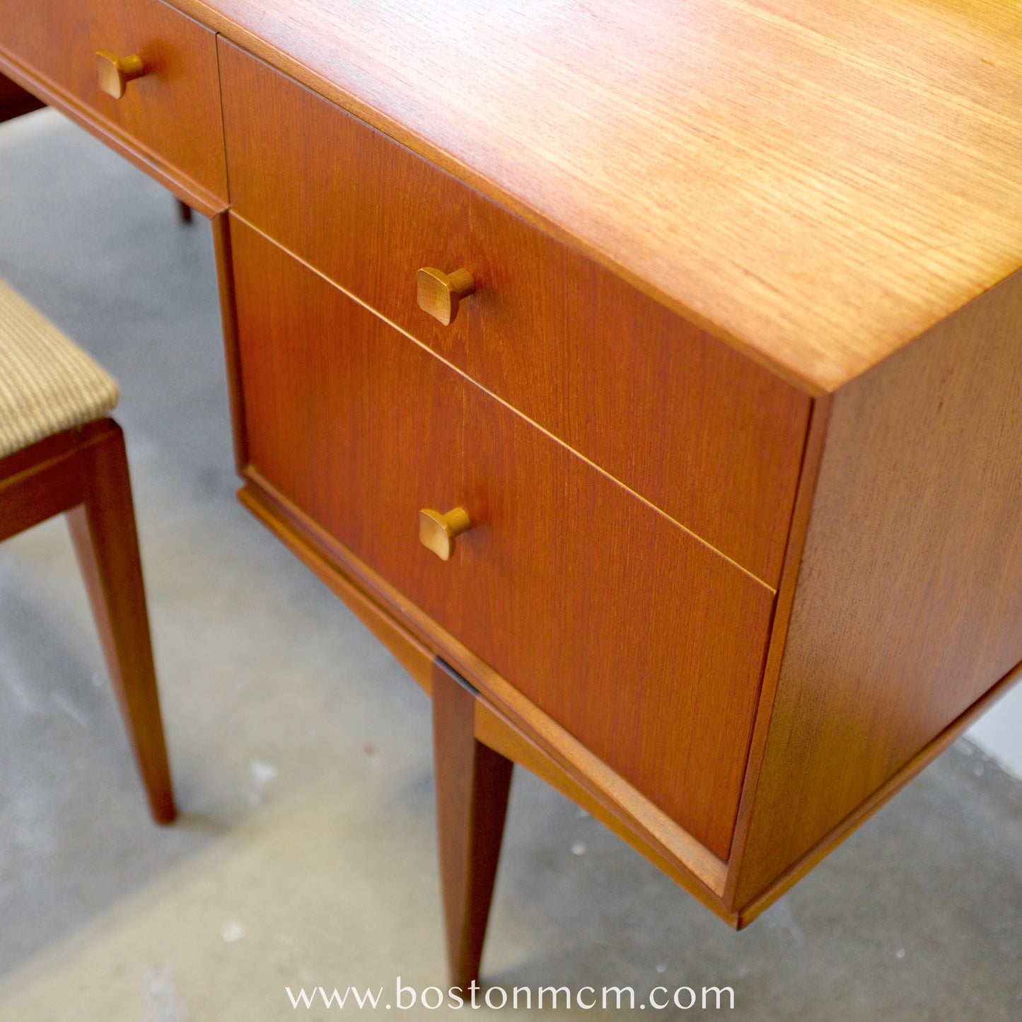 A.H. Mcintosh Vanity / Dressing Table / Desk & Matching Stool - #B9