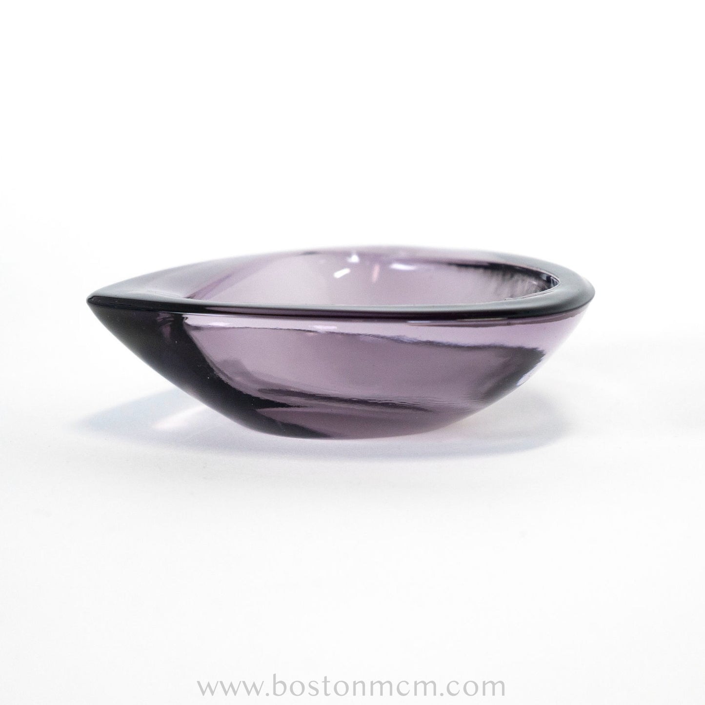 Purple Art Glass Dish by Vaclav Hanus for Jablonecke