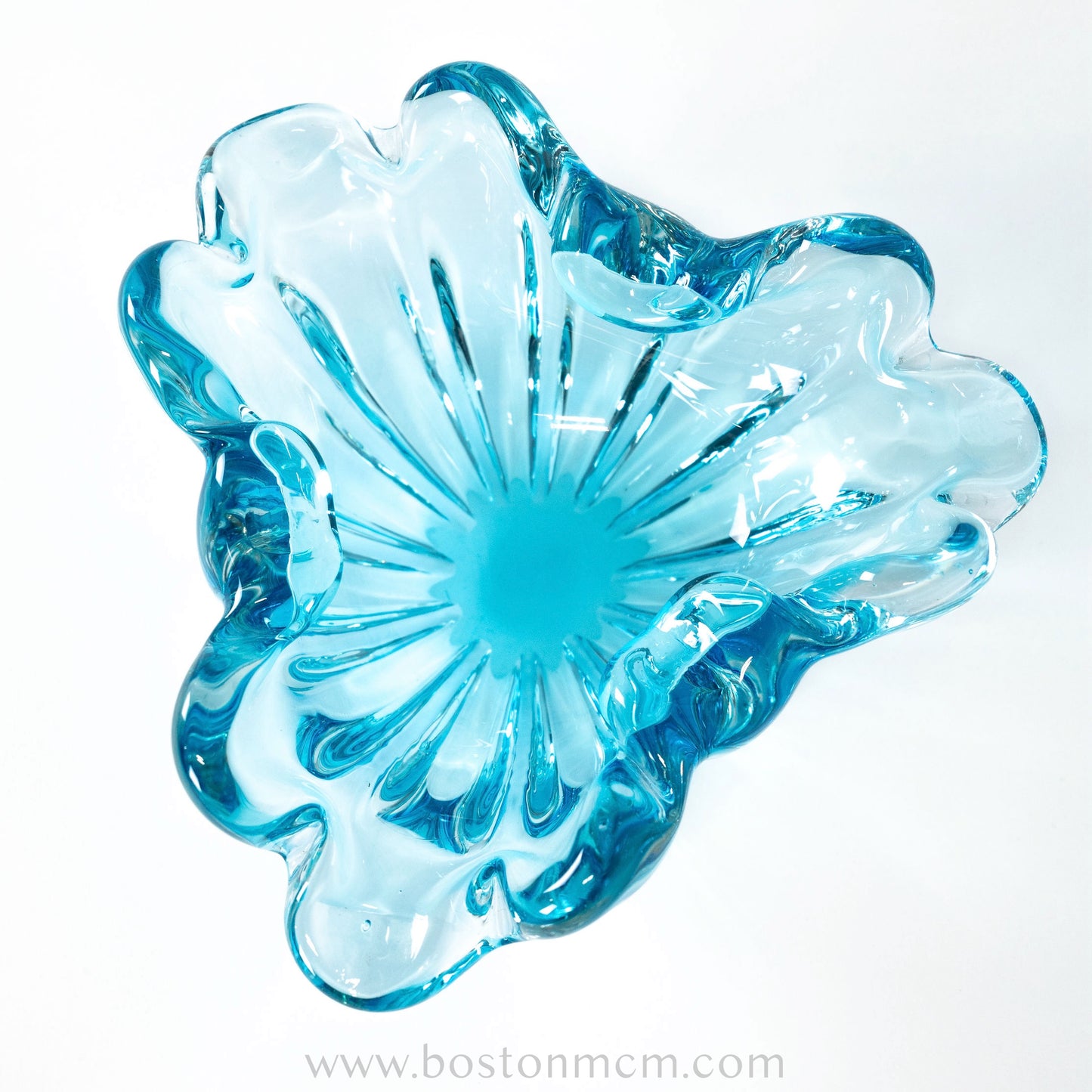 Italian Murano Art Glass Bowl, Possibly Sommerso