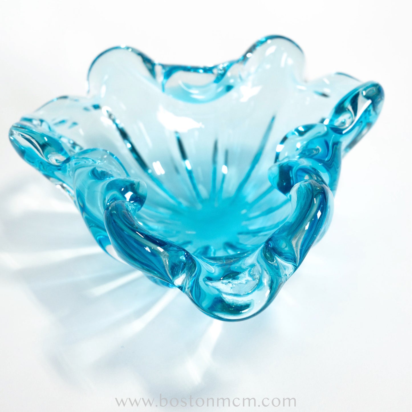 Italian Murano Art Glass Bowl, Possibly Sommerso