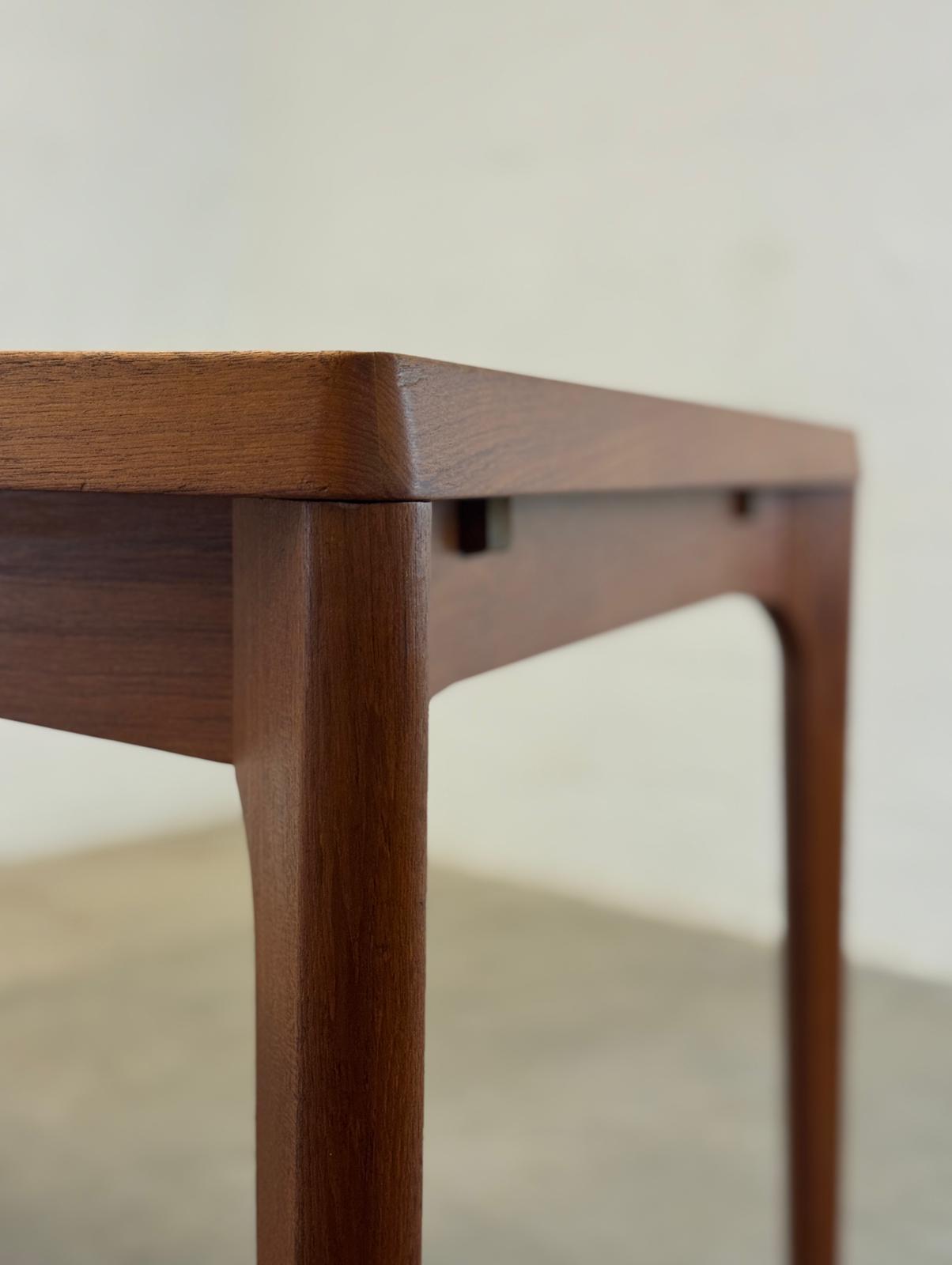 Vejle Stole - og Møbelfabrik Teak Draw Leaf Dining Table Designed by Henning Kjærnulf - #A2155
