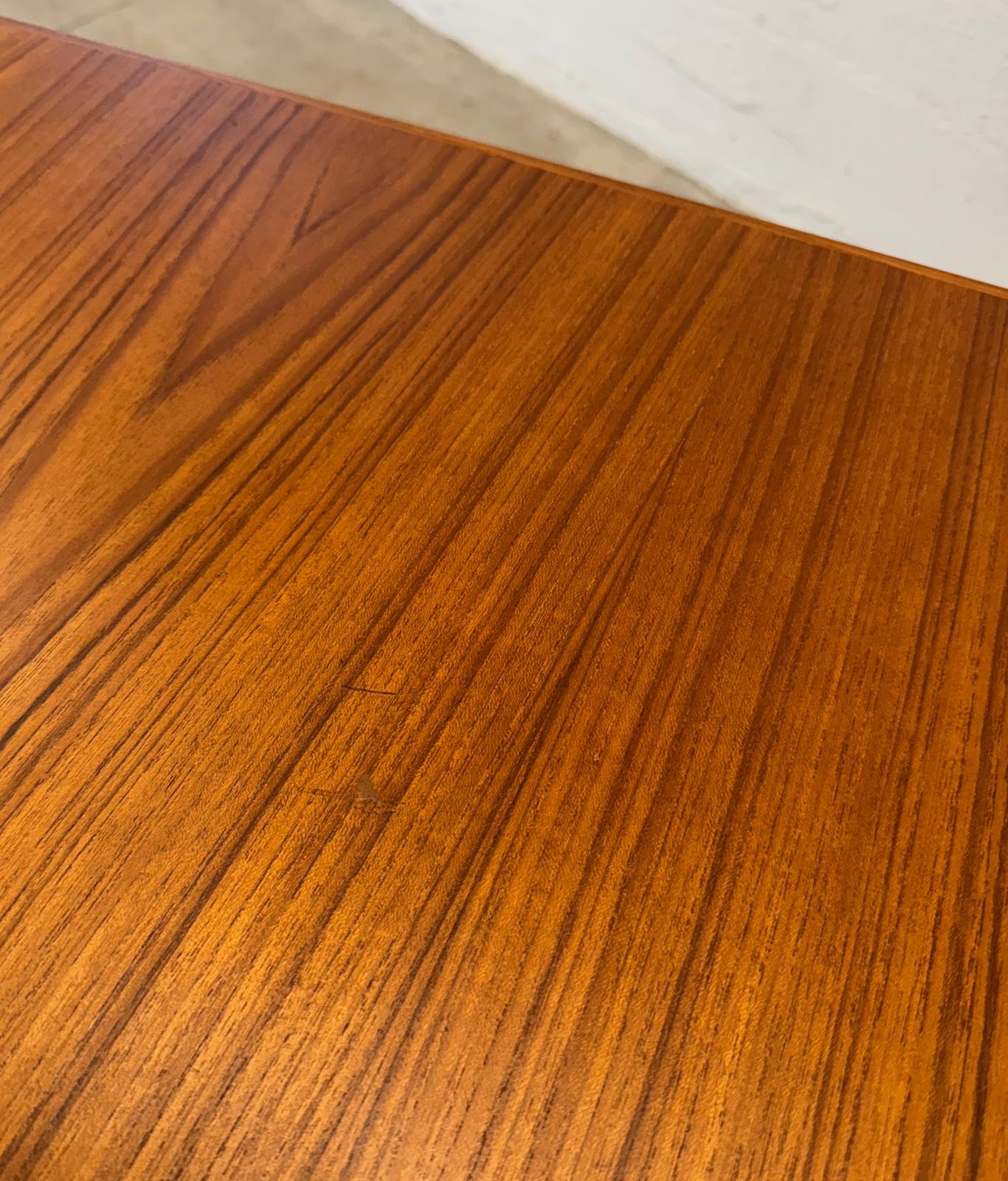 Vejle Stole - og Møbelfabrik Teak Draw Leaf Dining Table Designed by Henning Kjærnulf - #A2155