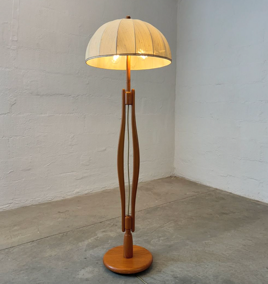 Danish Teak Floor Lamp - #A1553