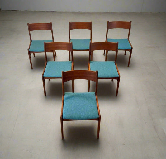 Funder-Schmidt & Madsen  Set of 6 Teak Dining Chairs - #A1772