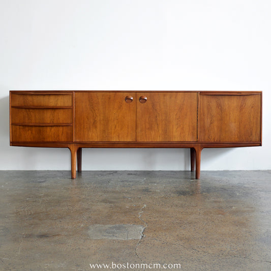 A.H. Mcintosh "Dunottar" Rosewood Credenza Designed by Tom Robertson and Val Rossi