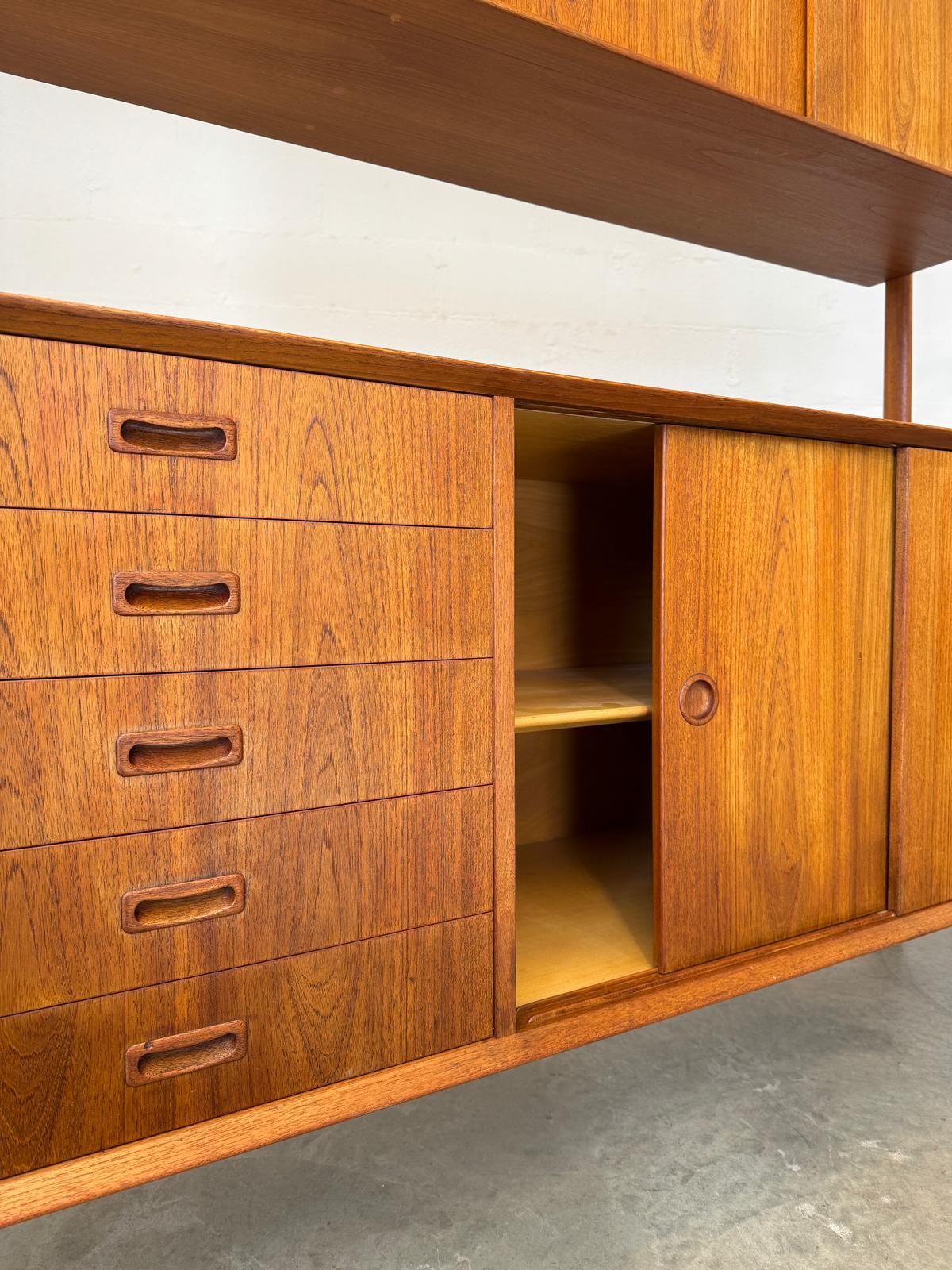 Omann Jun. Møbelfabrik Model #3 Double Sideboard / Highboard Designed by Gunni Omann - #A1712
