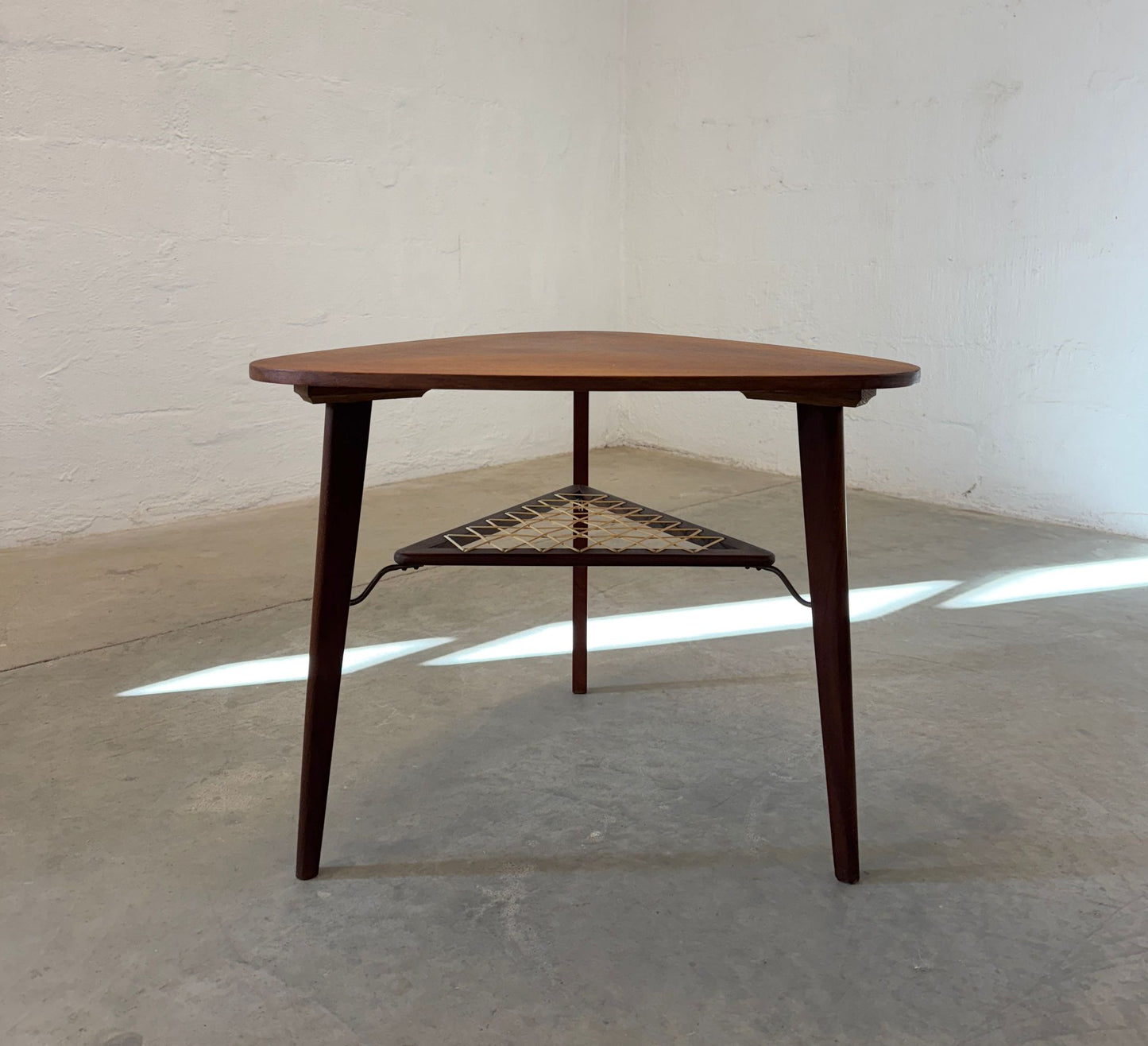 Triangular “Guitar Pick” Side Table Attributed to Holger Georg Jensen - #A1713