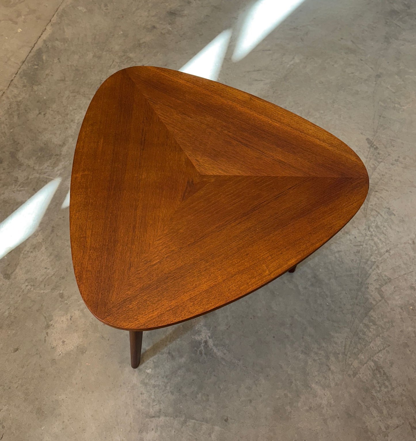 Triangular “Guitar Pick” Side Table Attributed to Holger Georg Jensen - #A1713