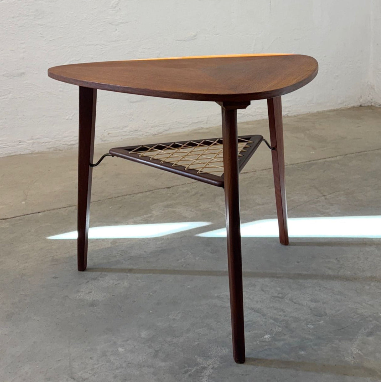 Triangular “Guitar Pick” Side Table Attributed to Holger Georg Jensen - #A1713