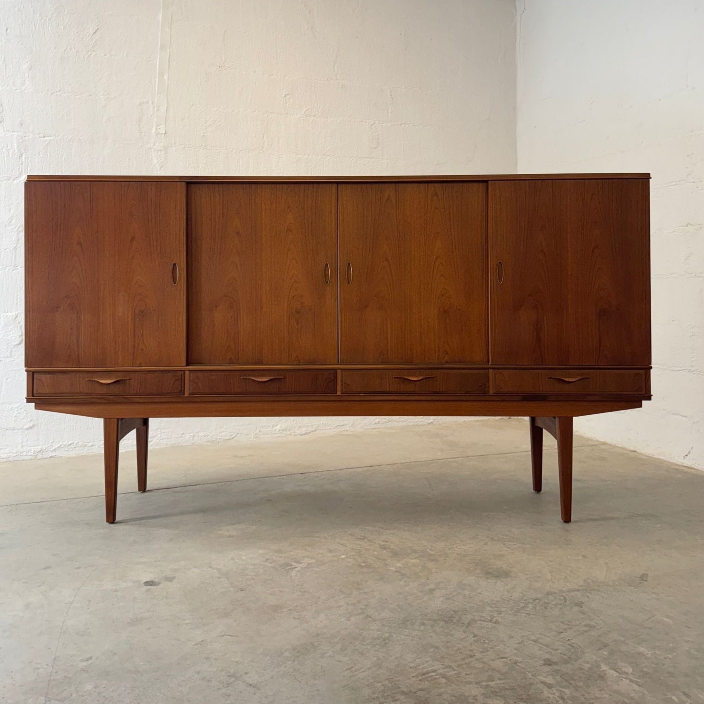 Danish Teak Tall Sideboard / Highboard - #A1754