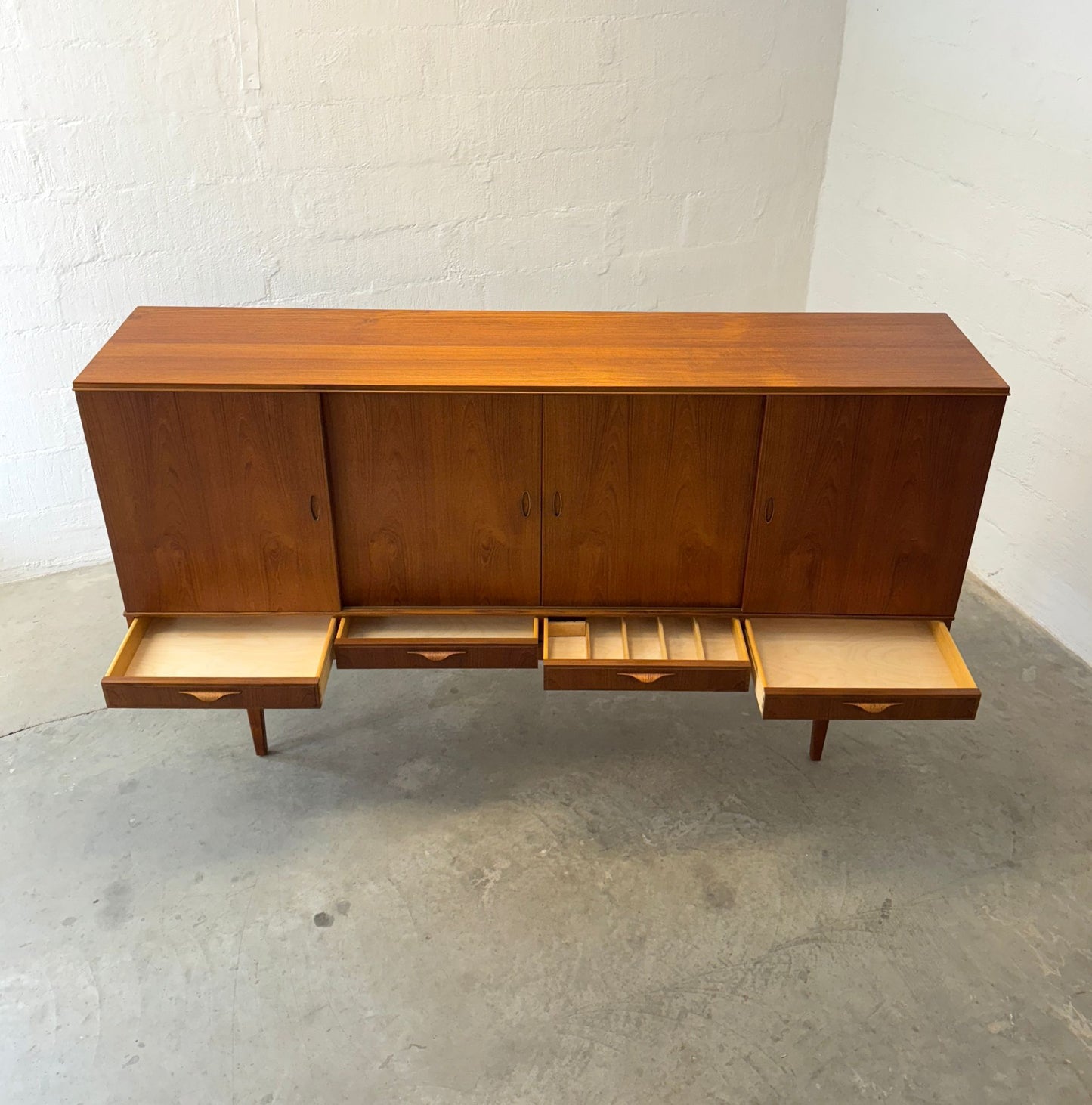 Danish Teak Tall Sideboard / Highboard - #A1754