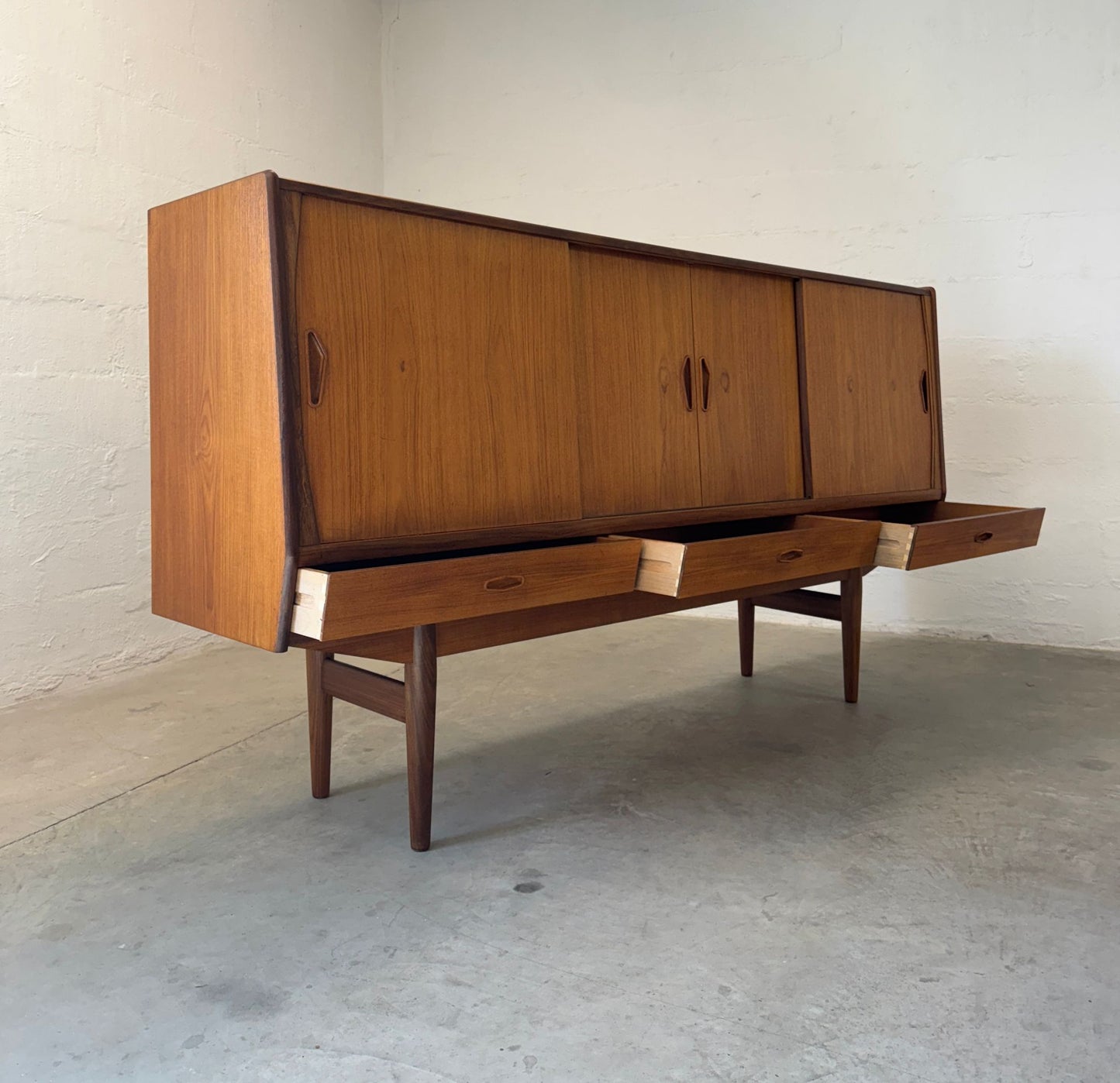 Danish Teak Tall Sideboard / Highboard - #A1714