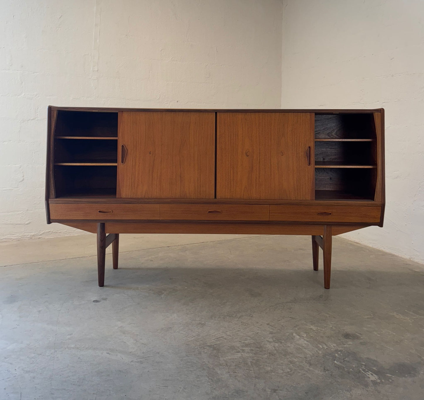 Danish Teak Tall Sideboard / Highboard - #A1714