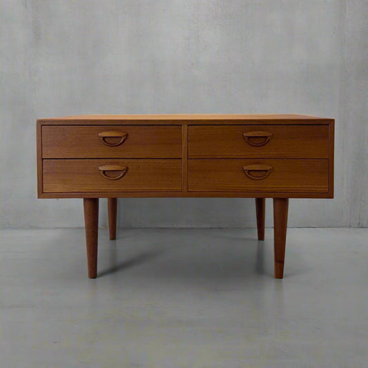 Feldballes Møbelfabrik Model #50 Teak TV Stand / Chest Designed by Kai Kristiansen - #A1715