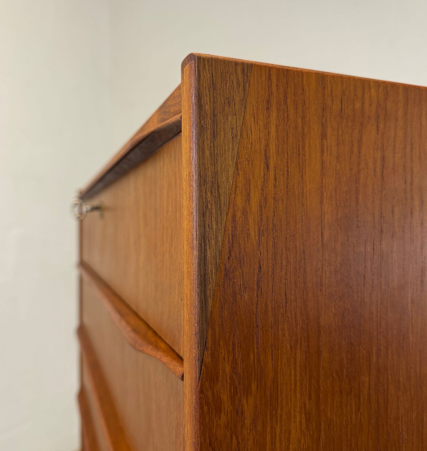 Danish Teak Seven Drawer Dresser - #A1719