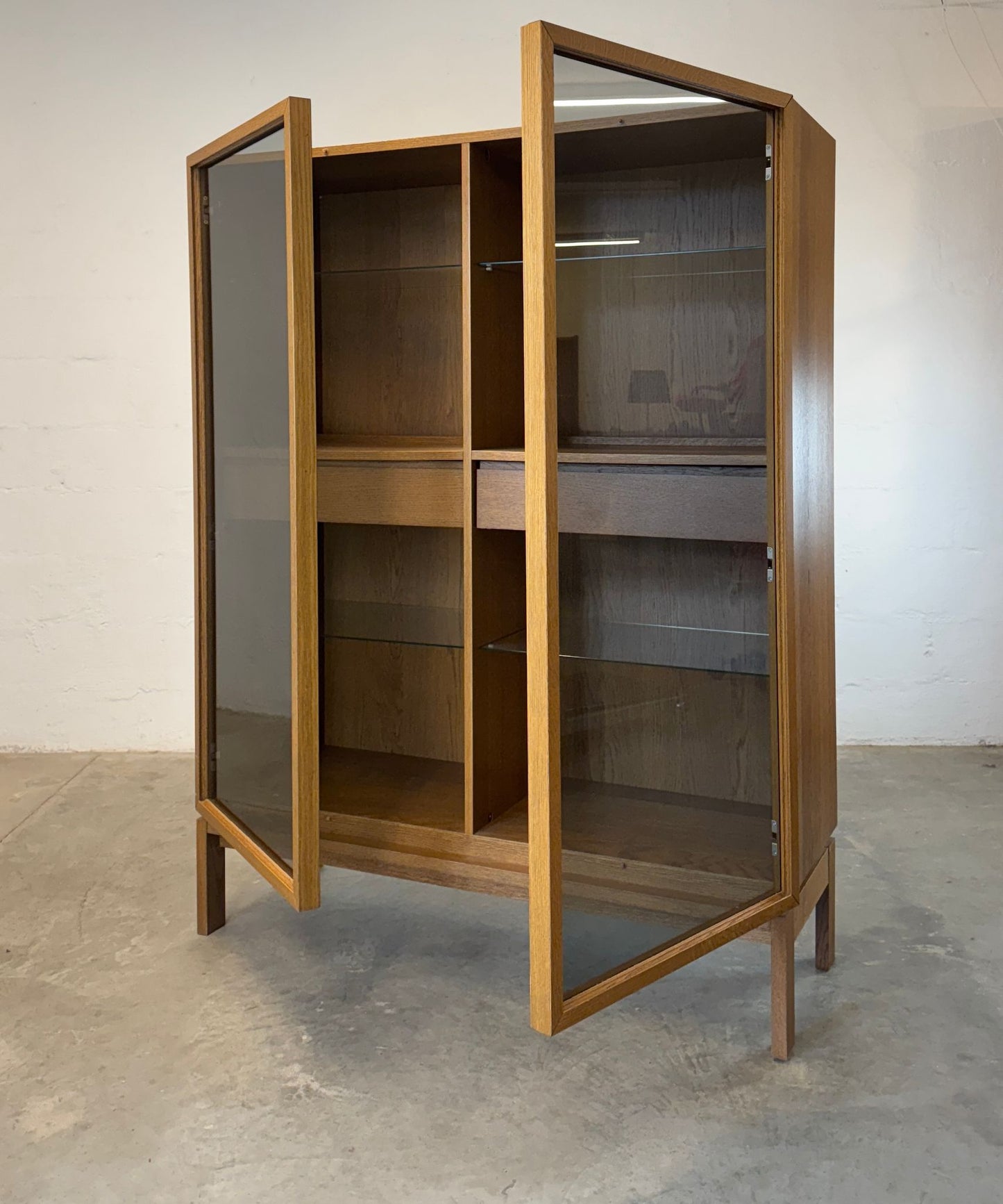 IKEA “Stockholm” Oak Display Cabinet - #A1720