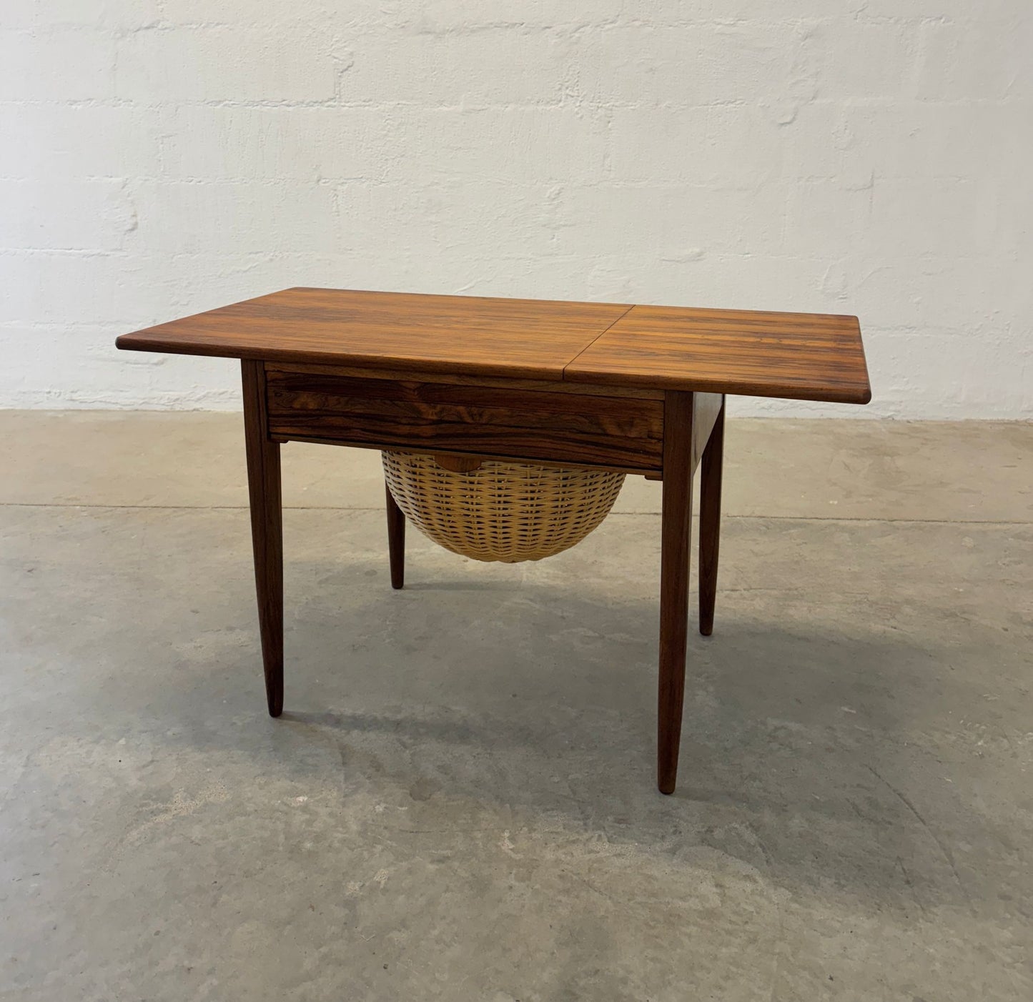 CFC Silkeborg Rosewood Sewing Table Designed by Johannes Andersen - #A1722