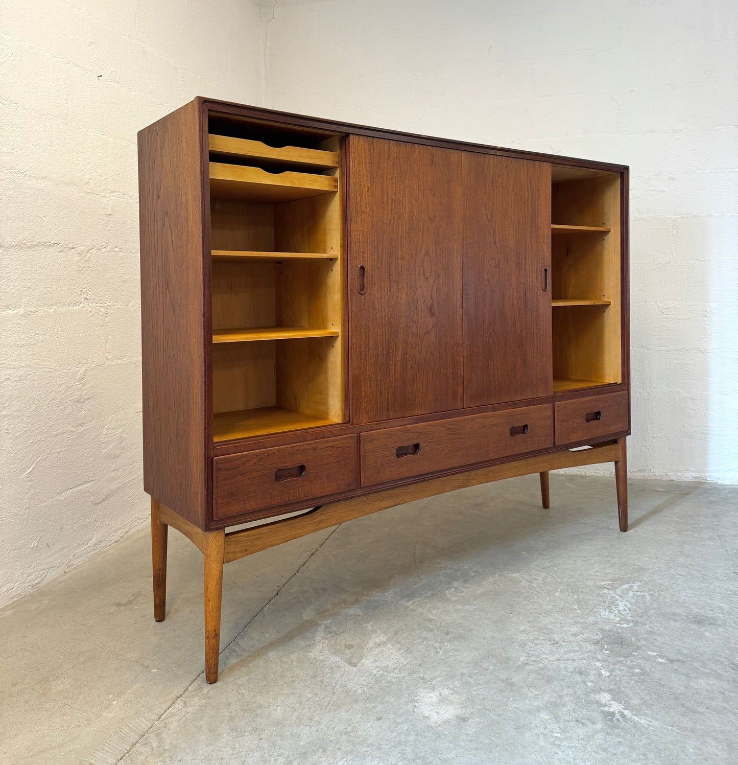 Danish Teak Tall Sideboard / Highboard - #A1724