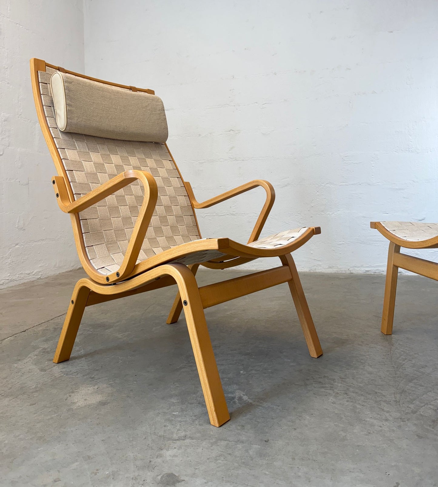 Kvist Møbler “Albert” Armchair & Stool Designed by Finn Østergaard - #A1725