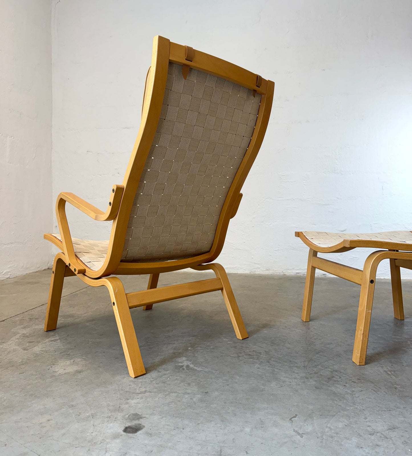 Kvist Møbler “Albert” Armchair & Stool Designed by Finn Østergaard - #A1725