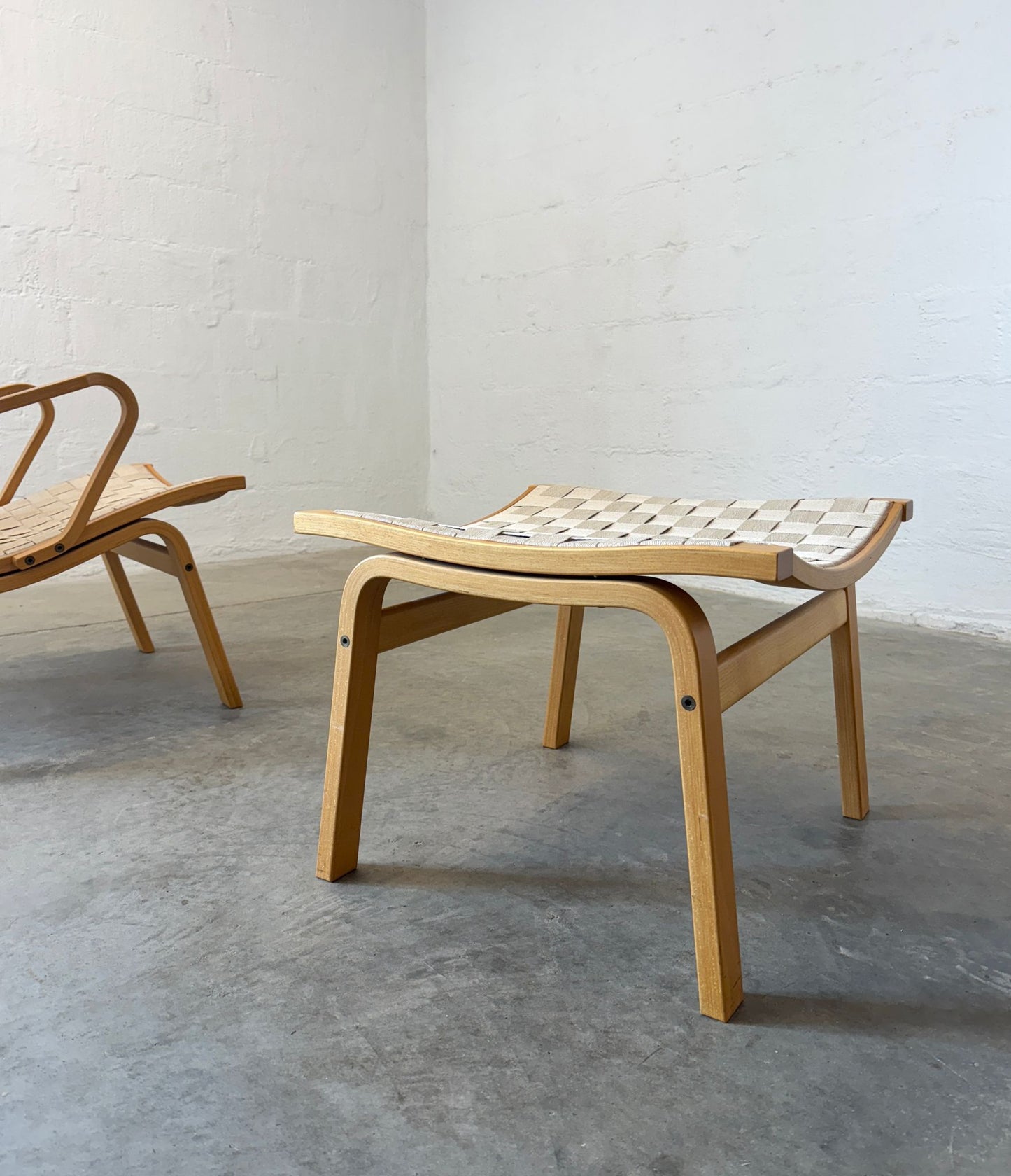 Kvist Møbler “Albert” Armchair & Stool Designed by Finn Østergaard - #A1725