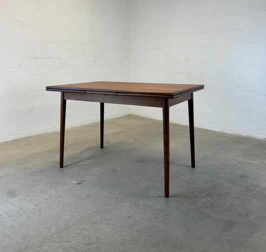 Danish Teak Draw Leaf Dining Table - #A1728